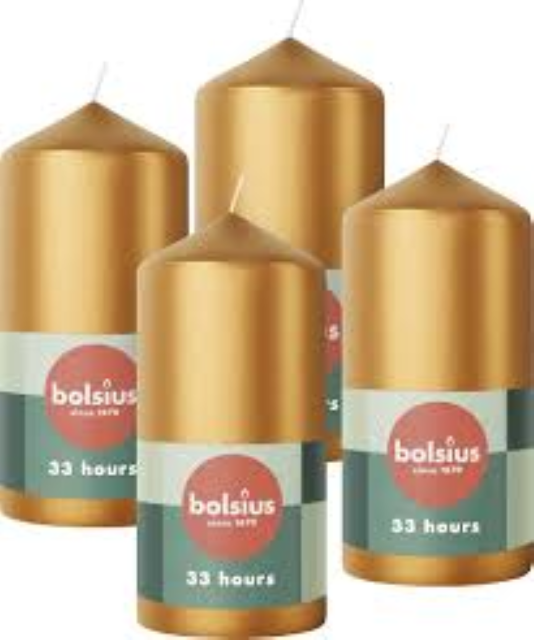 BOLSIUS METALLIC GOLD (82) 190MM